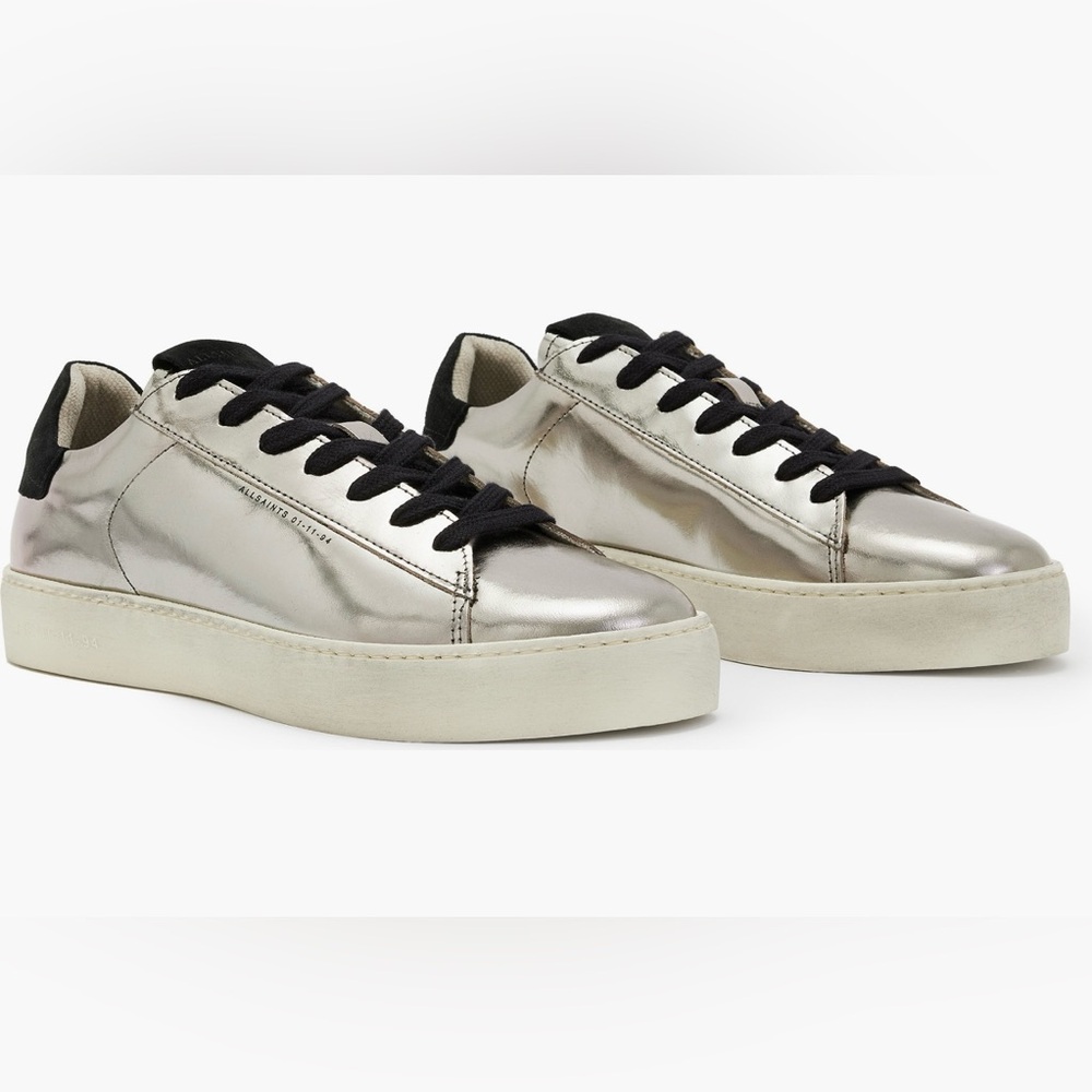 All Saints Silver Sneakers
